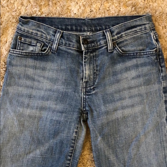 7 For All Mankind Crop Dojo Embroidered 7’s Jean - Picture 4 of 7